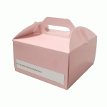 Kutija mini torta roze 20X20X10