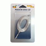 Magična 3D srebro -0- rustik