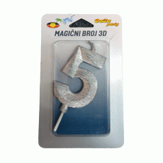 Magična 3D srebro -5- rustik